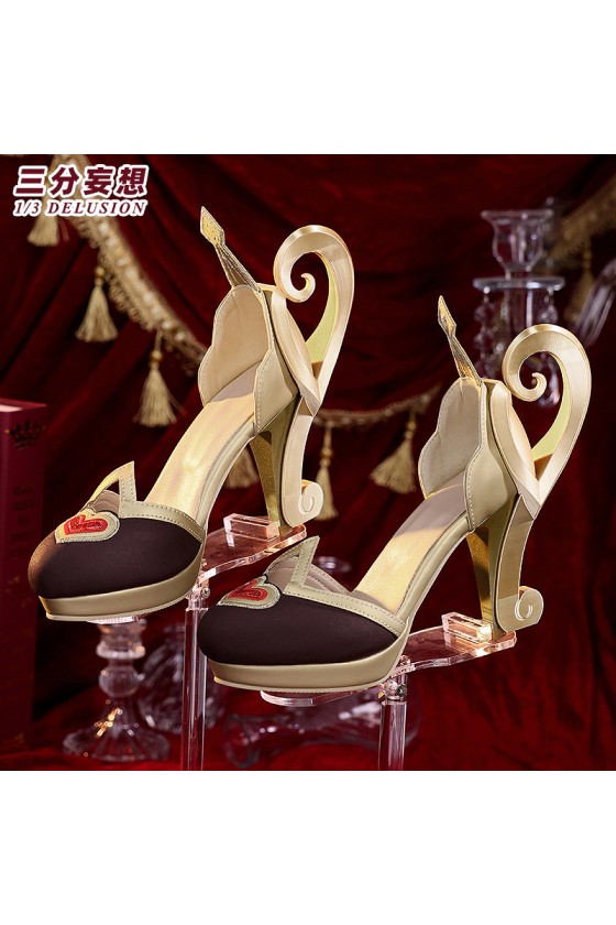 1/3 Delusion Genshin Impact Alice A High Heels Cosplay Shoes